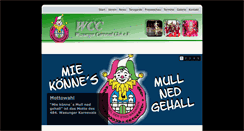 Desktop Screenshot of karnevalwasungen.de